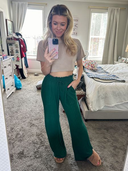 Cozy pajama pants in 3 colors, lounge pants, athleisure wear, target pants, fuzzy slippers, target finds, gifts for her 

#LTKGiftGuide #LTKfindsunder50 #LTKHoliday