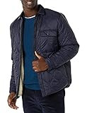 Amazon Essentials Men's Water-Resistant Sherpa Lined Quilted Shirt Jacket | Amazon (US)