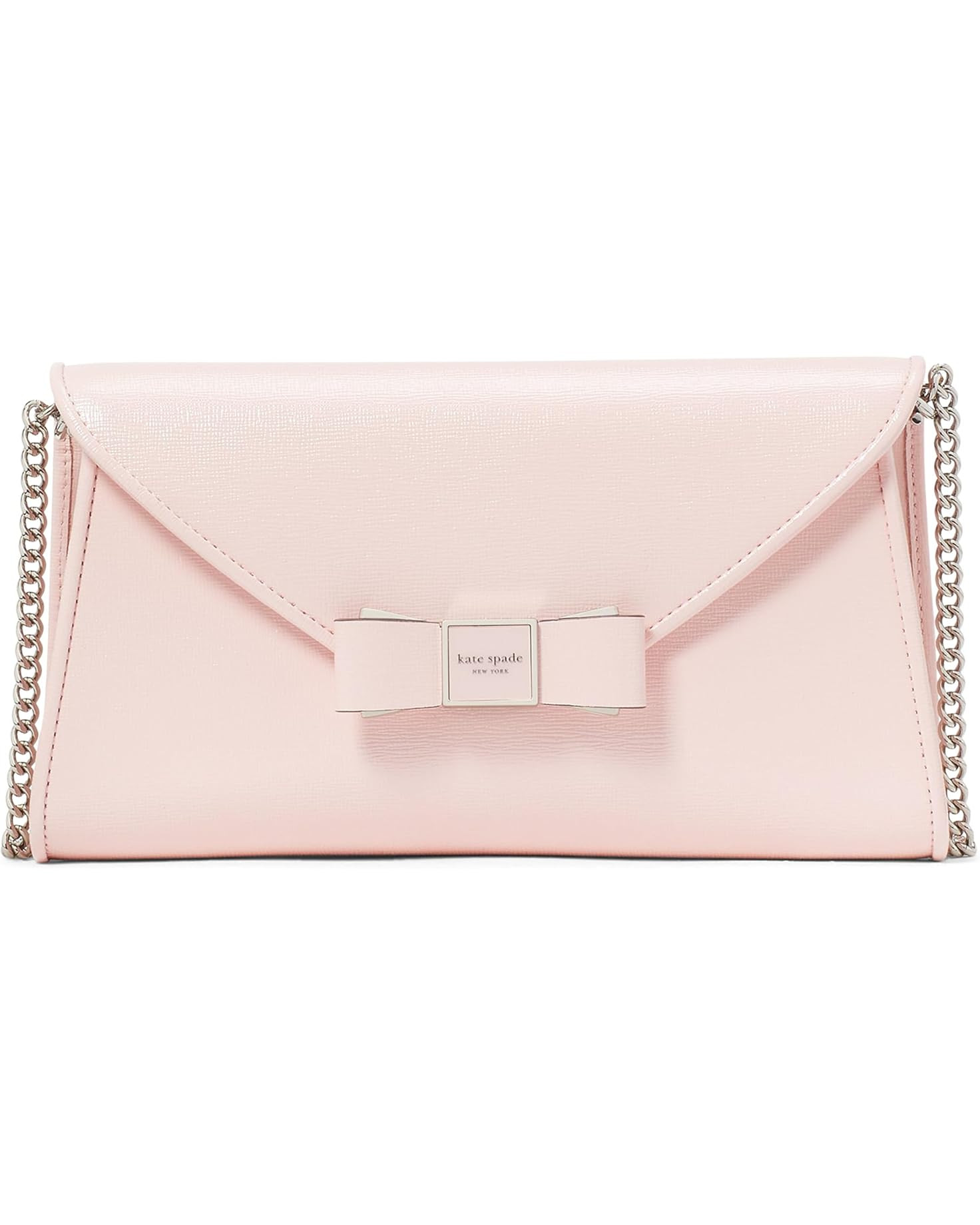 Morgan Bow Embellished Patent Saffiano Leather Envelope Flap Crossbody | Zappos