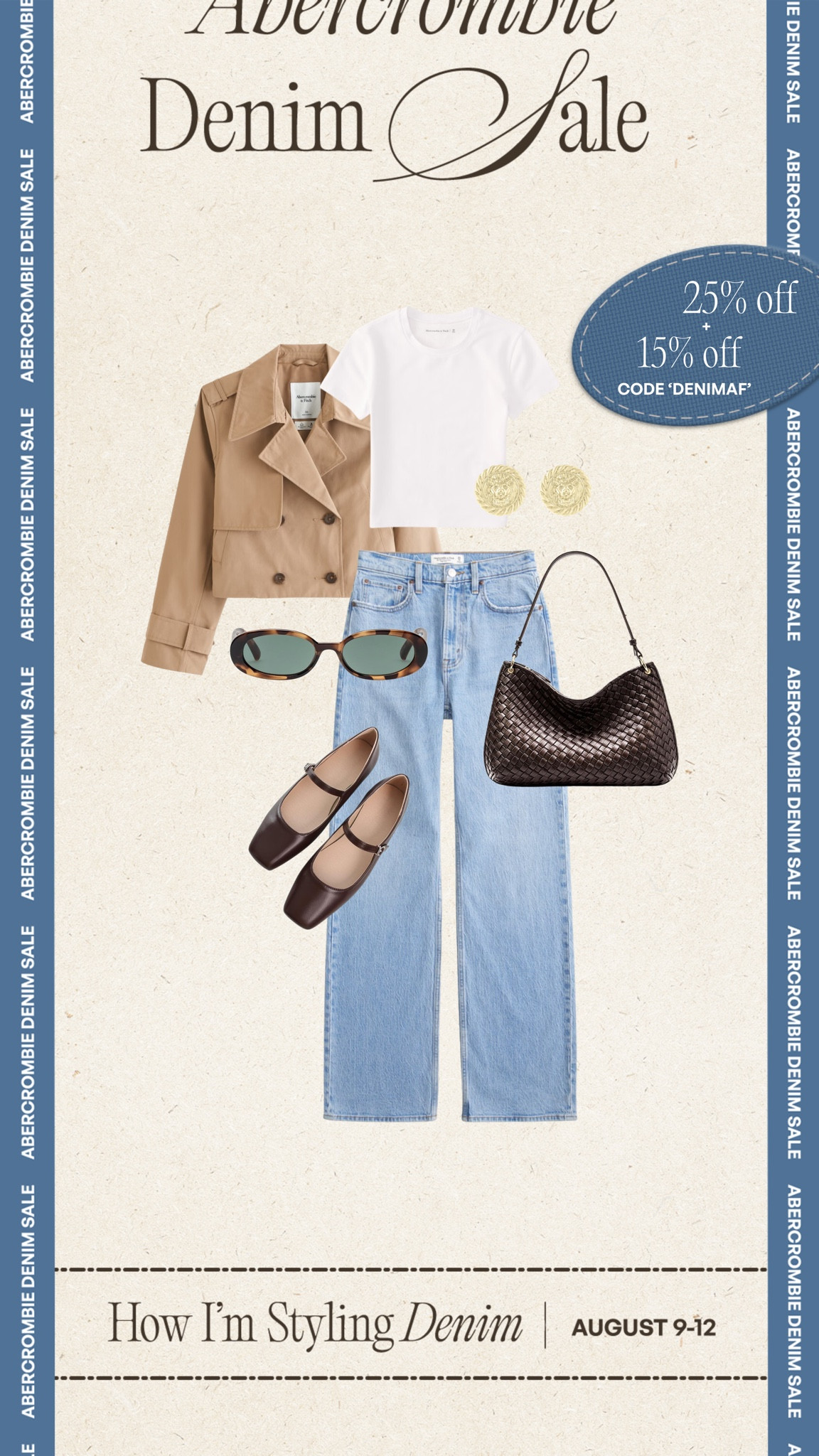 Abercrombie denim sale is here🤍

All denim is 25% off + extra 15% off with code ‘DENIMAF’

Everything else is 15% off + extra 15% off with code ‘DENIMAF’

#abercrombie #sale #denim #jeans #fall #midsize

#LTKxAF #LTKSaleAlert #LTKMidsize