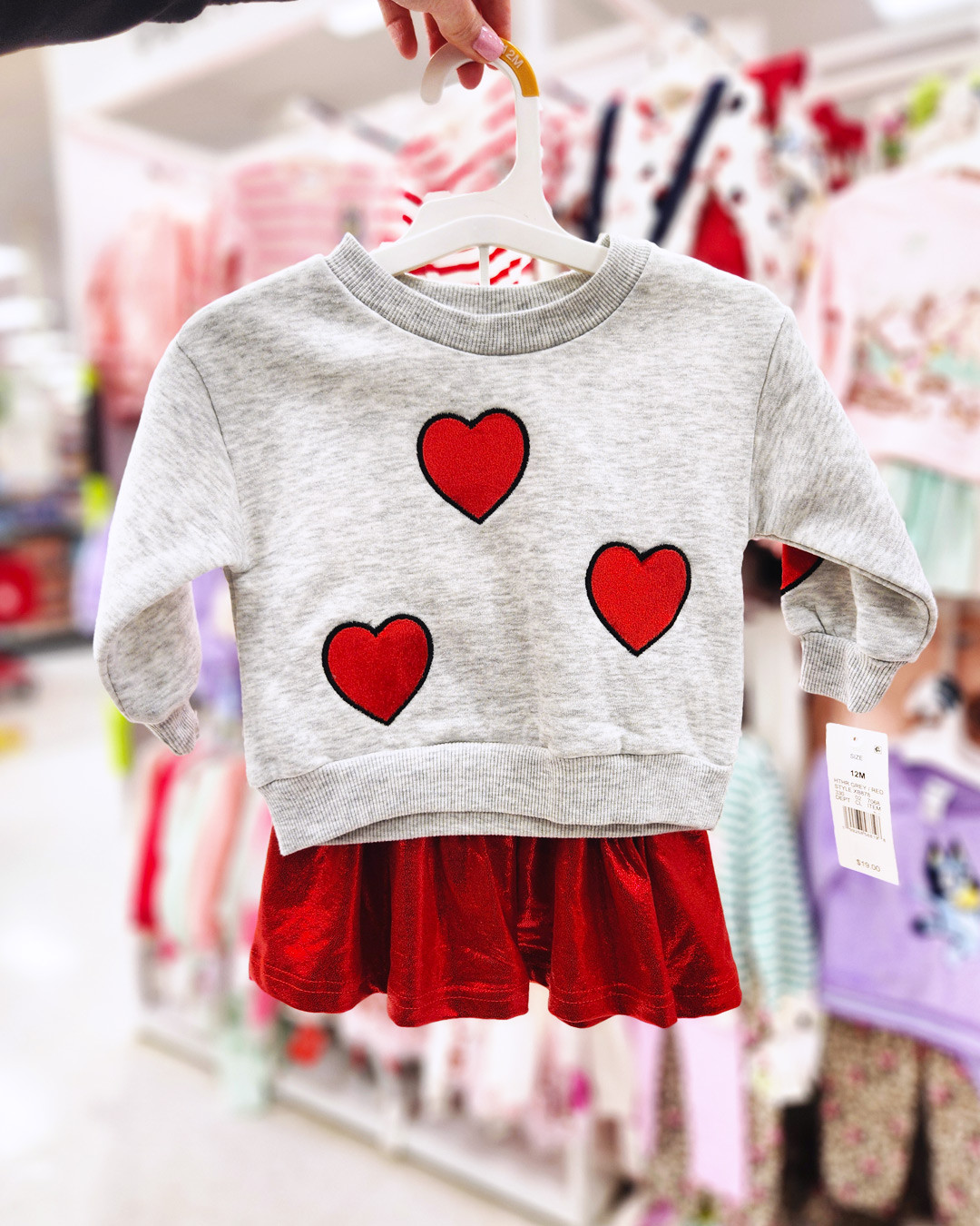 The first Valentine’s Day find of the year 🥰 This toddler set includes a sweatshirt and a skirt!

#targetstyle #newattarget #targetlove 

 #LTKHoliday #LTKSeasonal #LTKKids