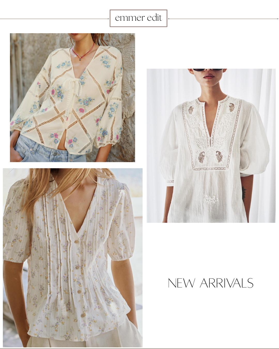 New in at Zara! These tops remind me of Doen, but at a way better price! 

 #LTKootd
