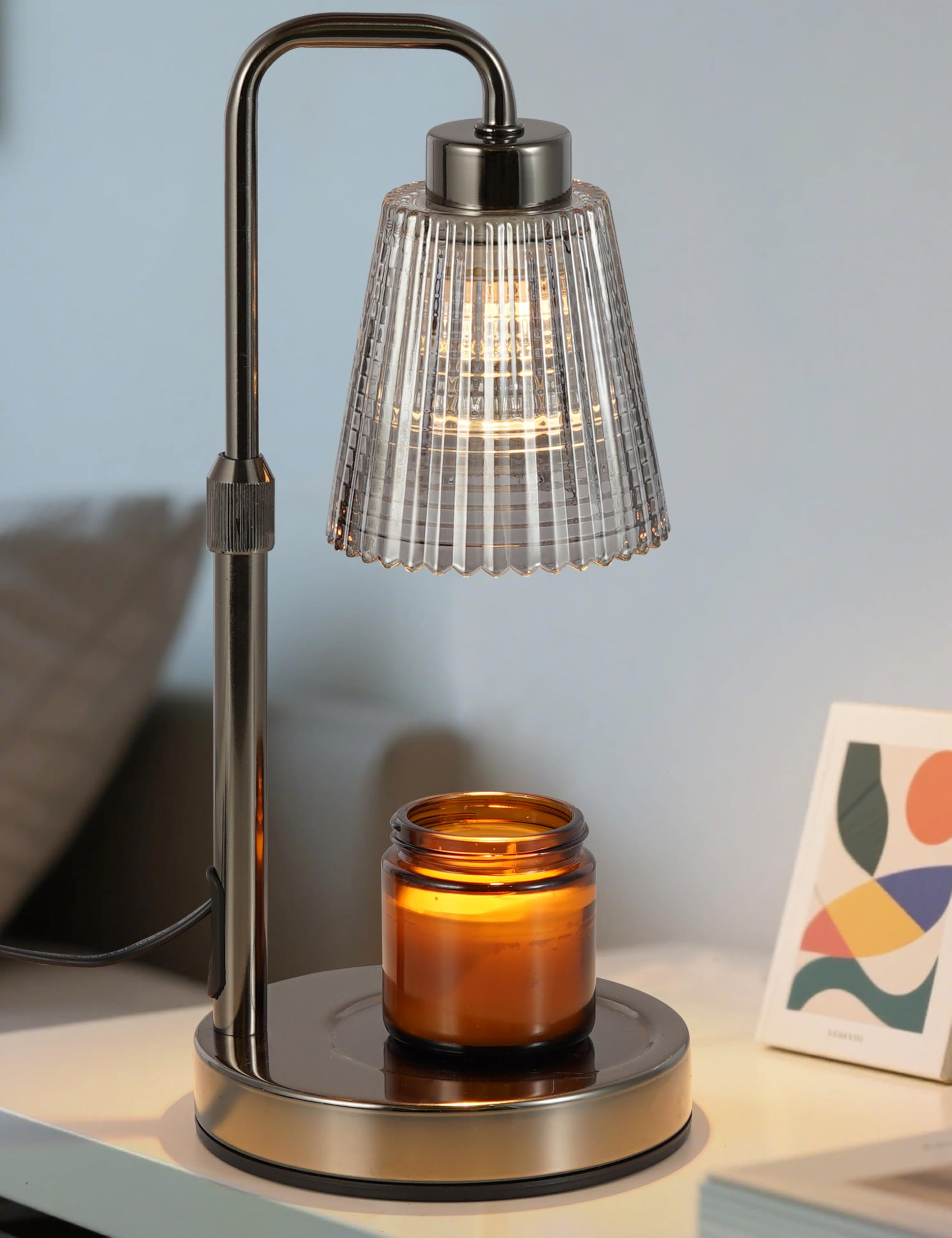 Candle Warmer Lamp with Timer, Adjustable Height Candle Warmer, Dimmable, Home Decor, Wax Warmer ... | Amazon (US)