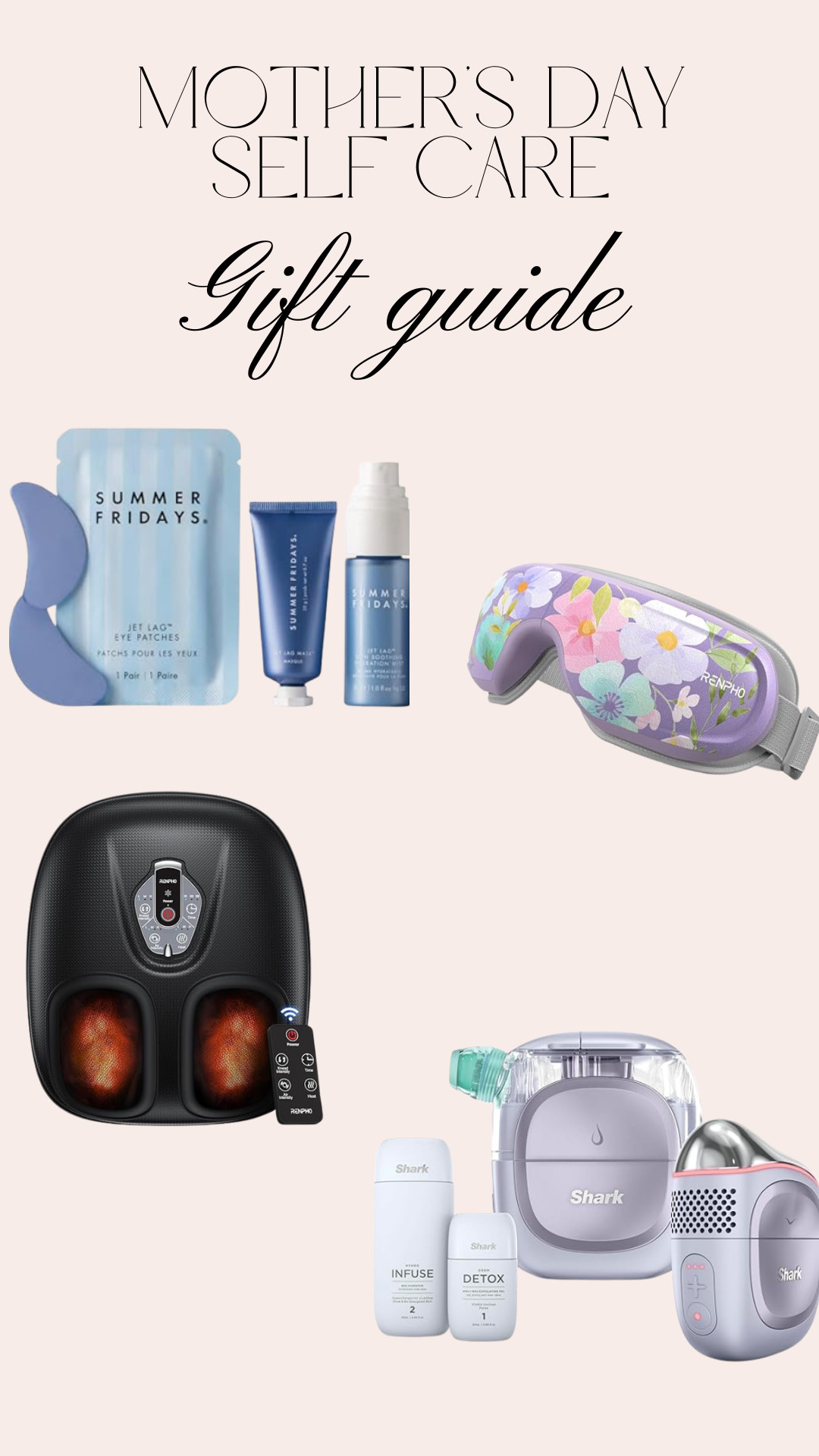 Moms pour everything into everyone else — this Mother's Day, it's HER turn. 🤍 I rounded up my favorite self-care gifts for the mom who deserves to actually REST. From a luxe skincare routine to full-body recovery tools, everything is linked on my LTK. Treat her (or send this to someone who loves you 😉) 🌸 

 #LTKgiftguide #mothersday #selfcare #giftideas #cleanbeauty #LTKMothersDay #LTKmomlife #LTKselfcare