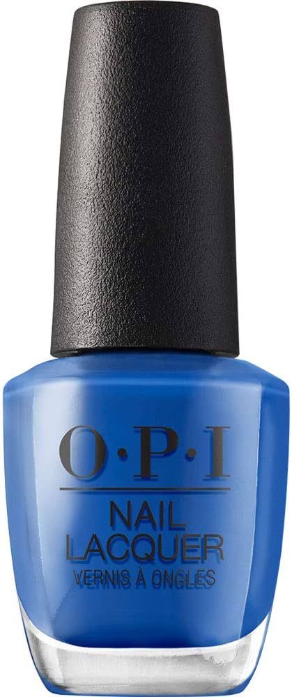OPI Nail Lacquer, Tile Art to Warm Your Heart, Blue Nail Polish, Lisbon Collection, 0.5 fl oz | Amazon (US)