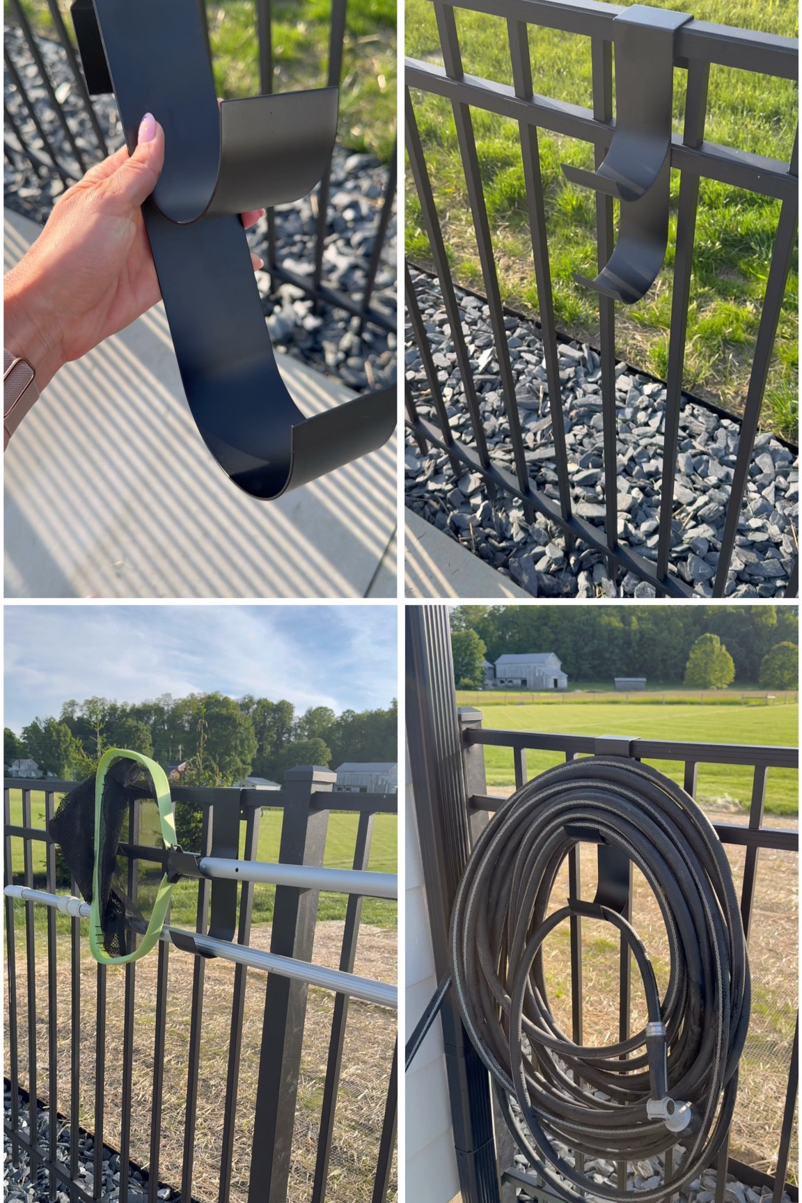 Sleek and modern fence hooks with endless possibilities 👏🏻

#LTKSeasonal #LTKHome #LTKSummerEdit