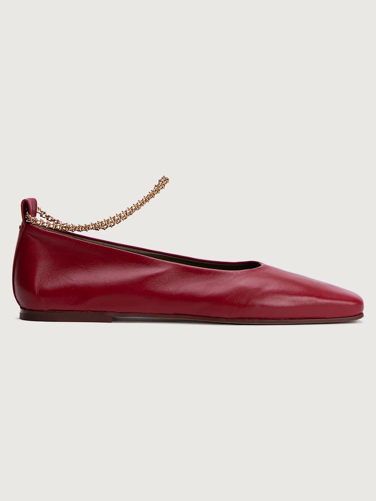 Maria Luca Augusta Ballet Flat - Medium Red - Size 38 | Carbon38