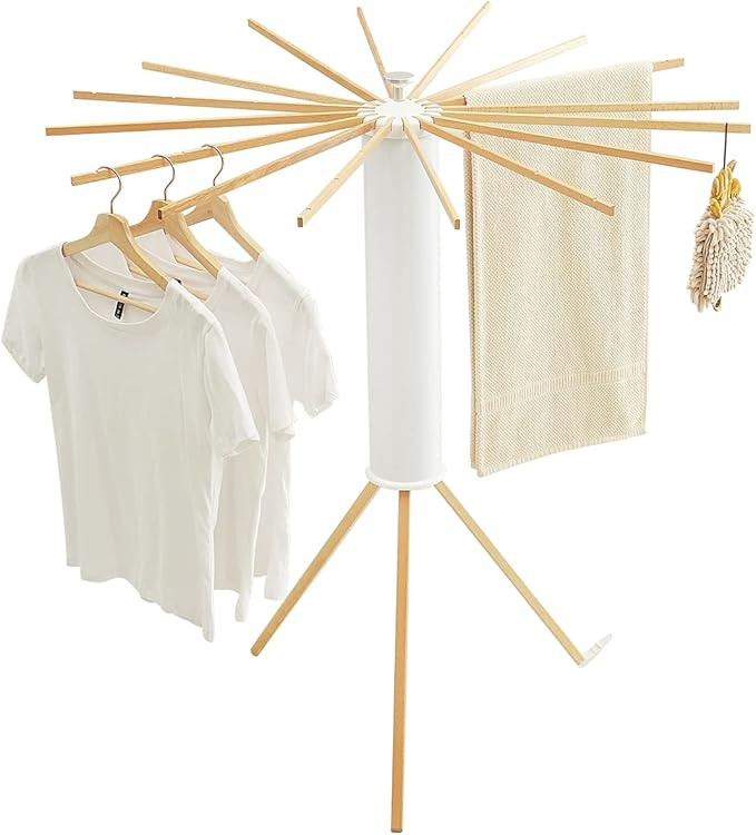 JOOM Tripod Clothes Drying Rack, Garment Rack Portable and Foldable Space Saving Laundry Drying R... | Amazon (US)