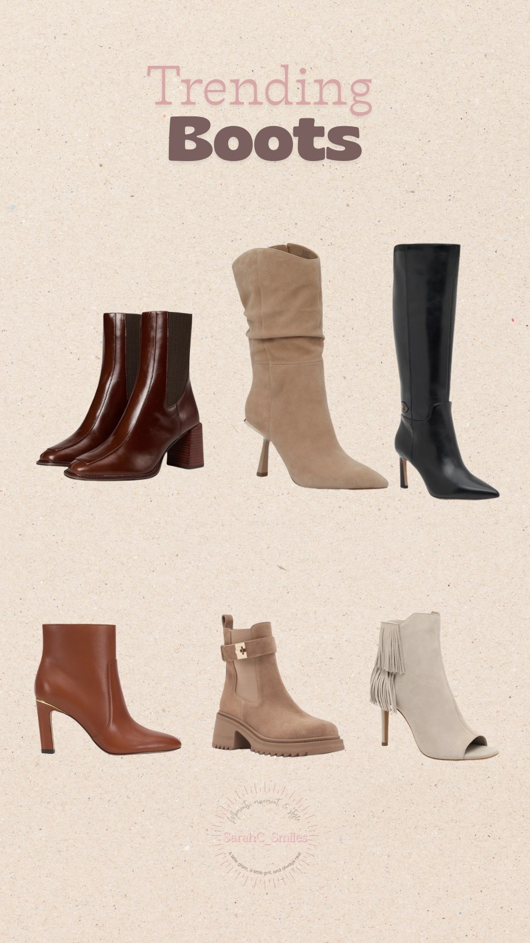 Give me all the cute boots this fall and winter! From knee high to ankle booties, so many gorgeous options! 

#LTKSeasonal #LTKOver40 #LTKWorkwear
