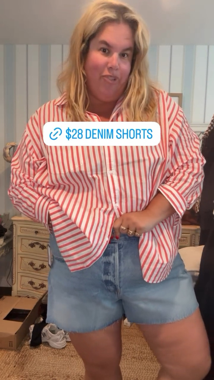 $28 denim shorts for spring and summer!

#LTKootd