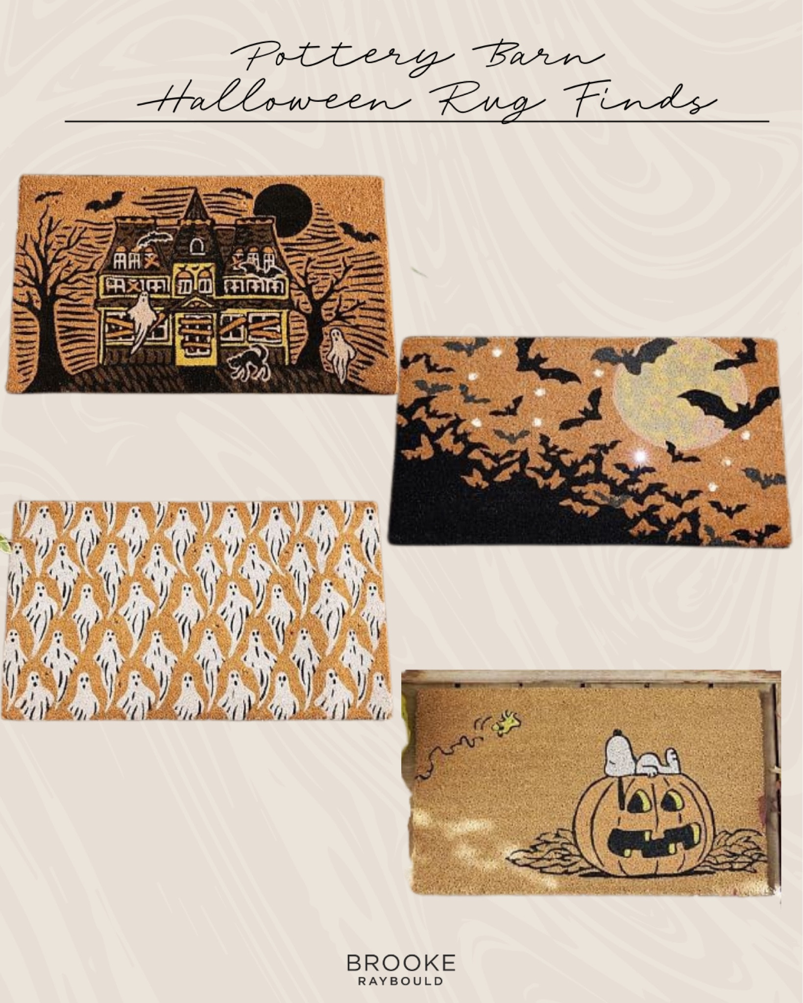 Pottery Barn Halloween Rug Finds 

#LTKSeasonal #LTKhome #LTKHalloween