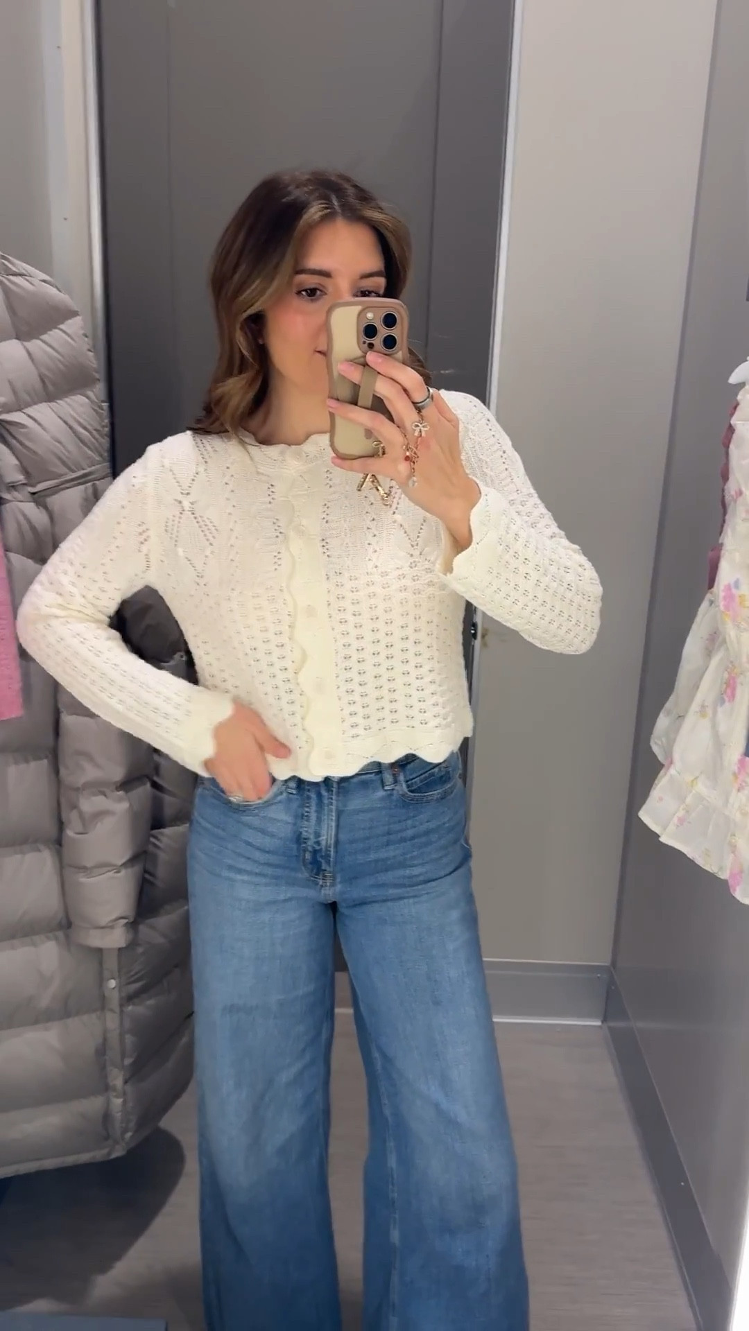 This is the spring cardigan you want to add to your wardrobe! The prettiest target find that is giving Anthro for less! In a size small. Relaxed fit! 

#LTKOver40