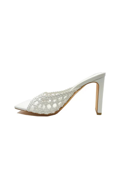 Basket Weave Sandals - White | Shop BURU