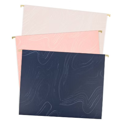 U Brands 6ct Hanging File Folders Natural Contours | Target