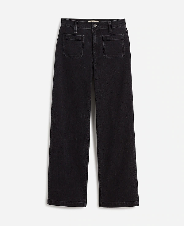 The Emmett Wide-Leg Full Length Jean: Patch Pocket Edition | Madewell