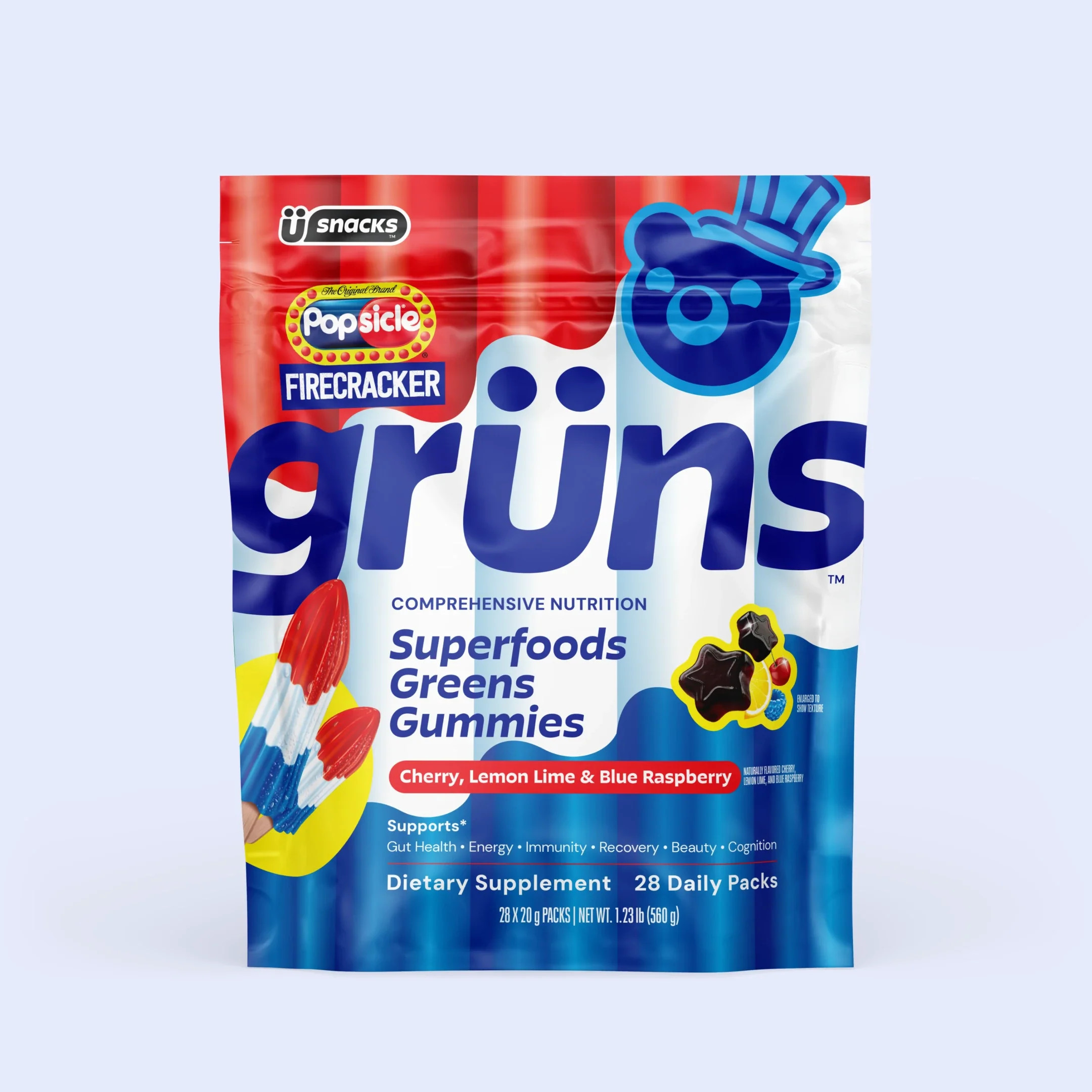 Popsicle\u00ae Firecracker Gr\u00fcns | Daily Nutrition Support | Gruns