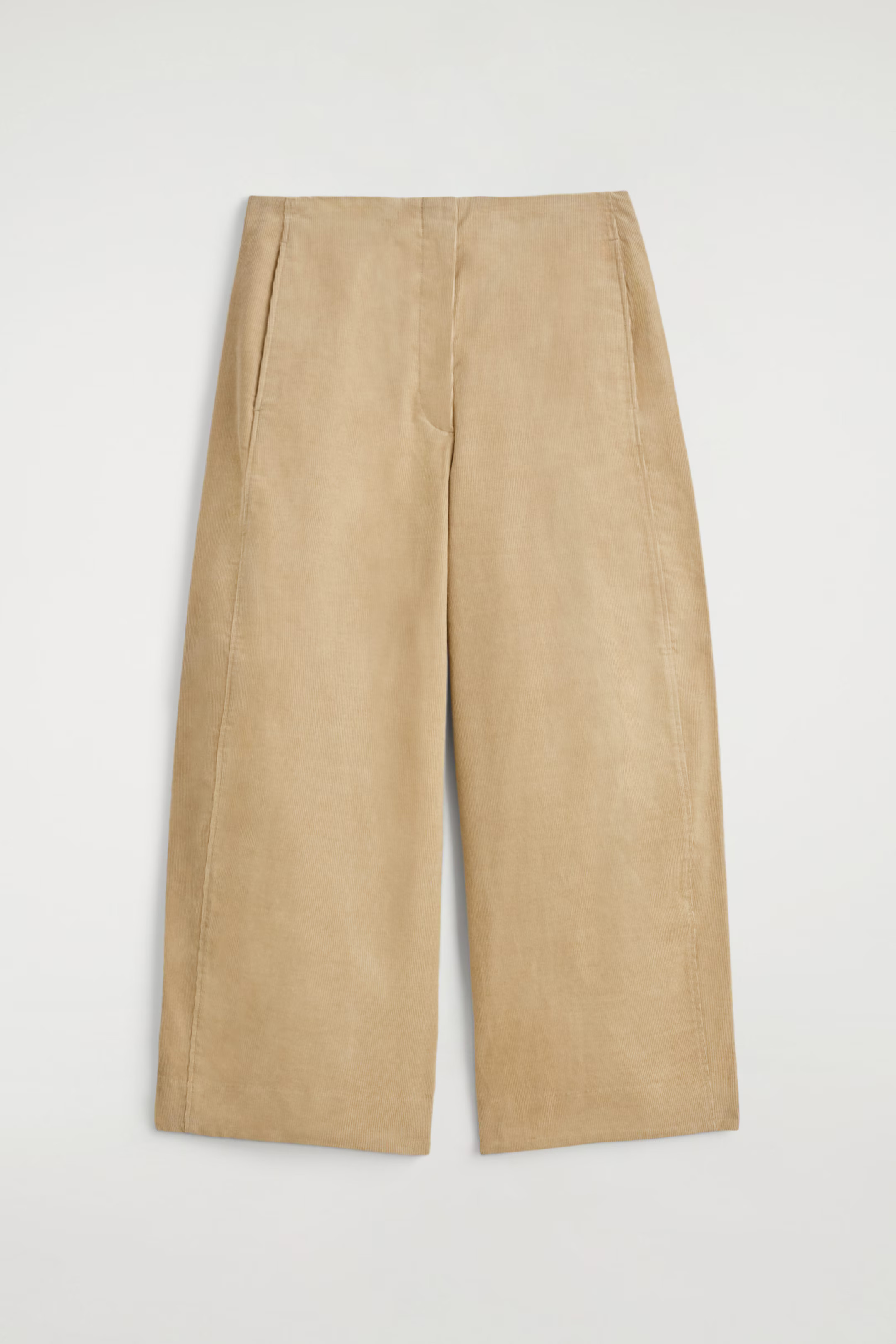 CORDUROY BARREL-LEG PANTS - BEIGE | COS US | COS (EU)
