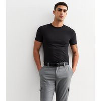 Men's Black Muscle Fit T-Shirt New Look | New Look (UK)