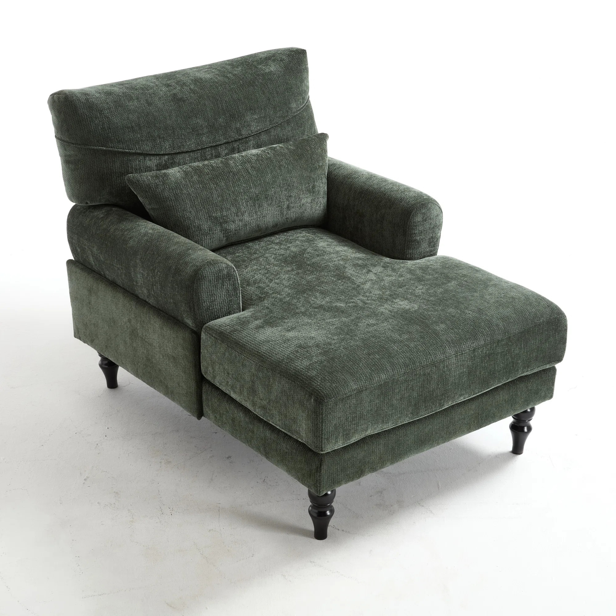 Latitude Run® 52"l Upholstered Chenille Lounge Chaise Chair | Wayfair | Wayfair North America