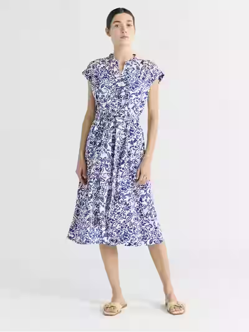Free Assembly Women's Belted Utility Cotton Midi Shirtdress, Sizes XS-XXL | Walmart (US)