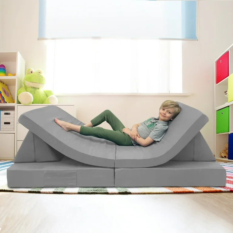 Imaginarium Kids Play Couch, Dark Gray | Walmart (US)
