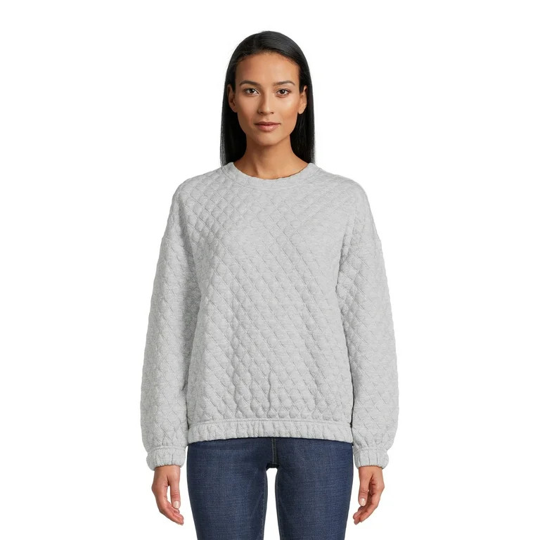 TT Quilted Sweatshirt - Walmart.com | Walmart (US)