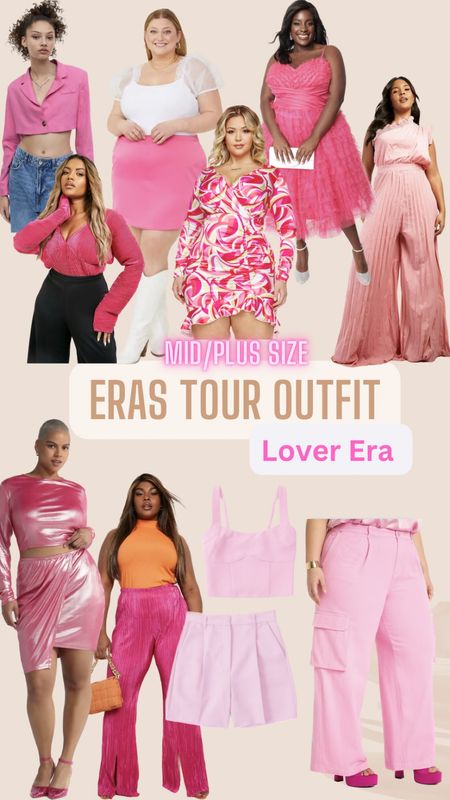 Eras tour outfits (lover edition 💗) geared toward mid-plus size! 

#LTKunder50 #LTKunder100 #LTKcurves