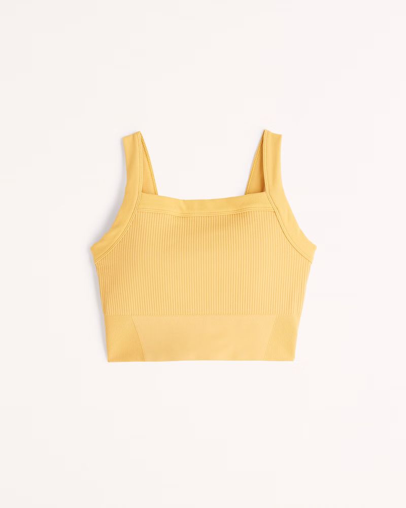 Women's YPB Seamless Ribbed Squareneck Tank | Women's Active | Abercrombie.com | Abercrombie & Fitch (US)