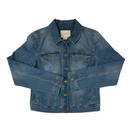 Time and Tru Women's and Women's Plus Denim Jacket, Sizes XS-4X | Walmart (US)