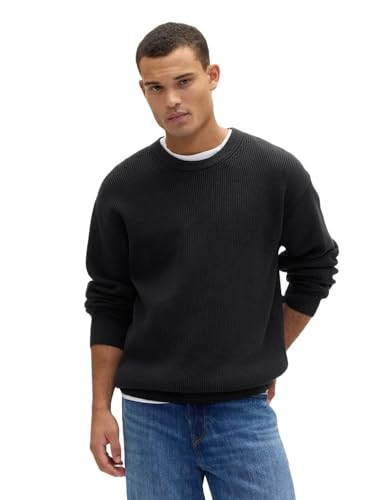 GAP Mens Ribbed Crewneck Sweater Moonless Night XS | Amazon (US)