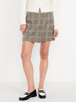 High-Waisted Faux-Leather Mini Skirt | Old Navy | Old Navy (US)