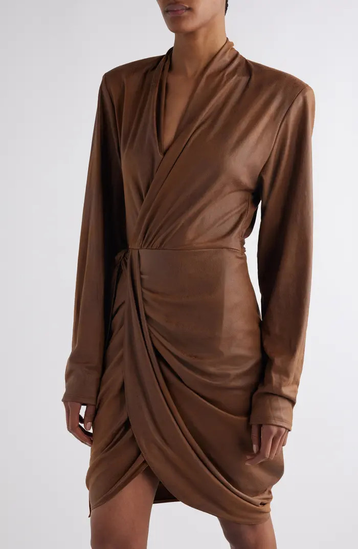 Aleora Draped Long Sleeve Dress | Nordstrom