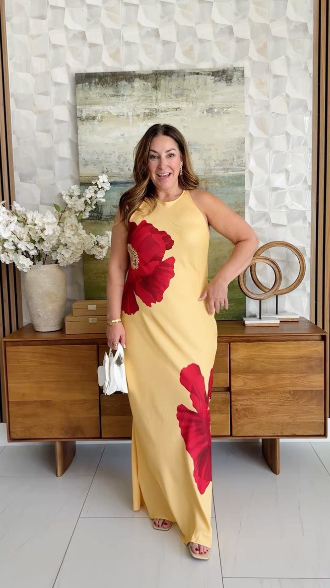 Vacation Dress wearing large with strapless bra and shapewear perfect for tropical vacations

#LTKOver40 #LTKMidsize #LTKTravel
