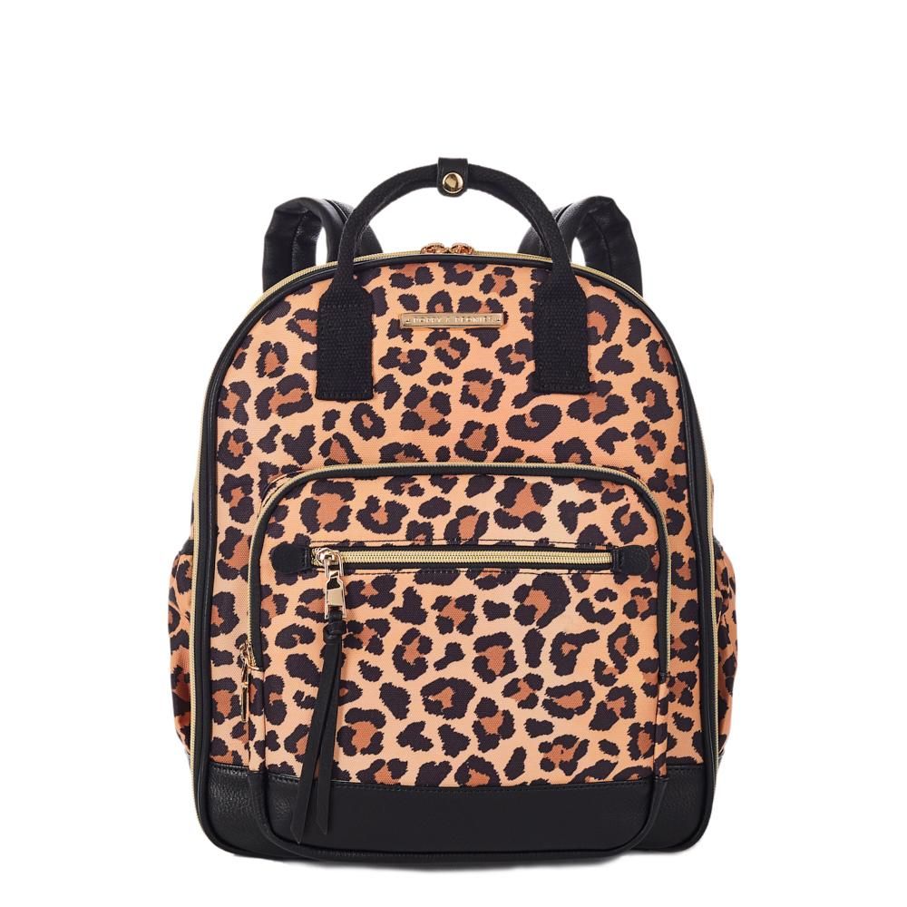 the CHARLIE BACKPACK MINI leopard | Poppy & Peonies