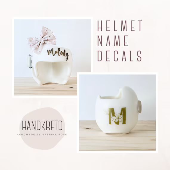 Cranial Helmet Name Decals - Etsy | Etsy (US)