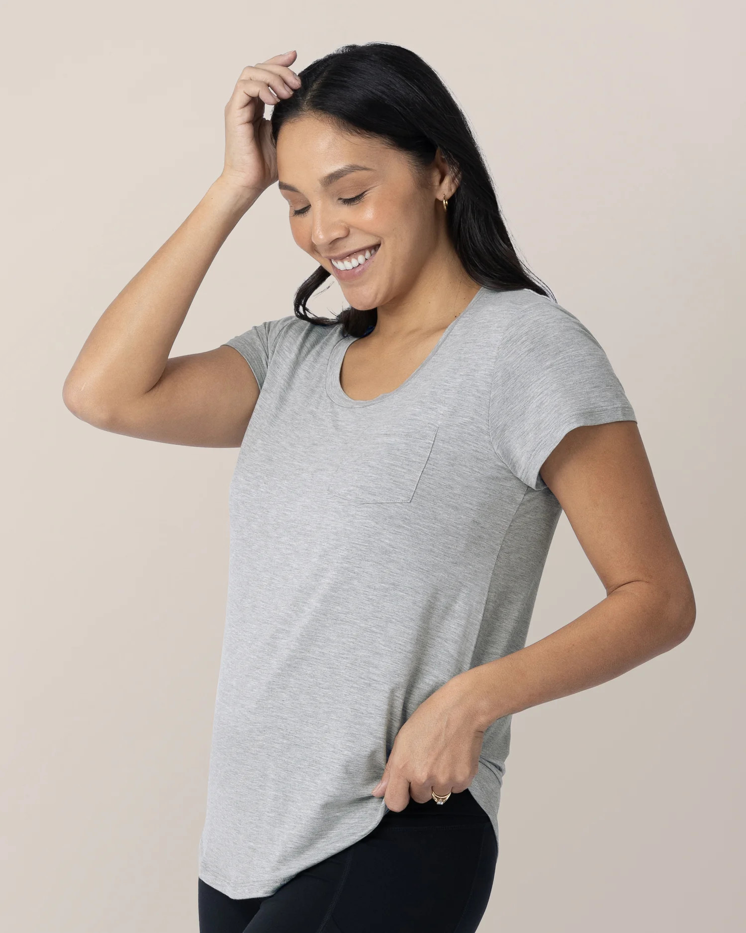 Everyday Maternity & Nursing T-shirt | Grey Heather – Kindred Bravely | Kindred Bravely