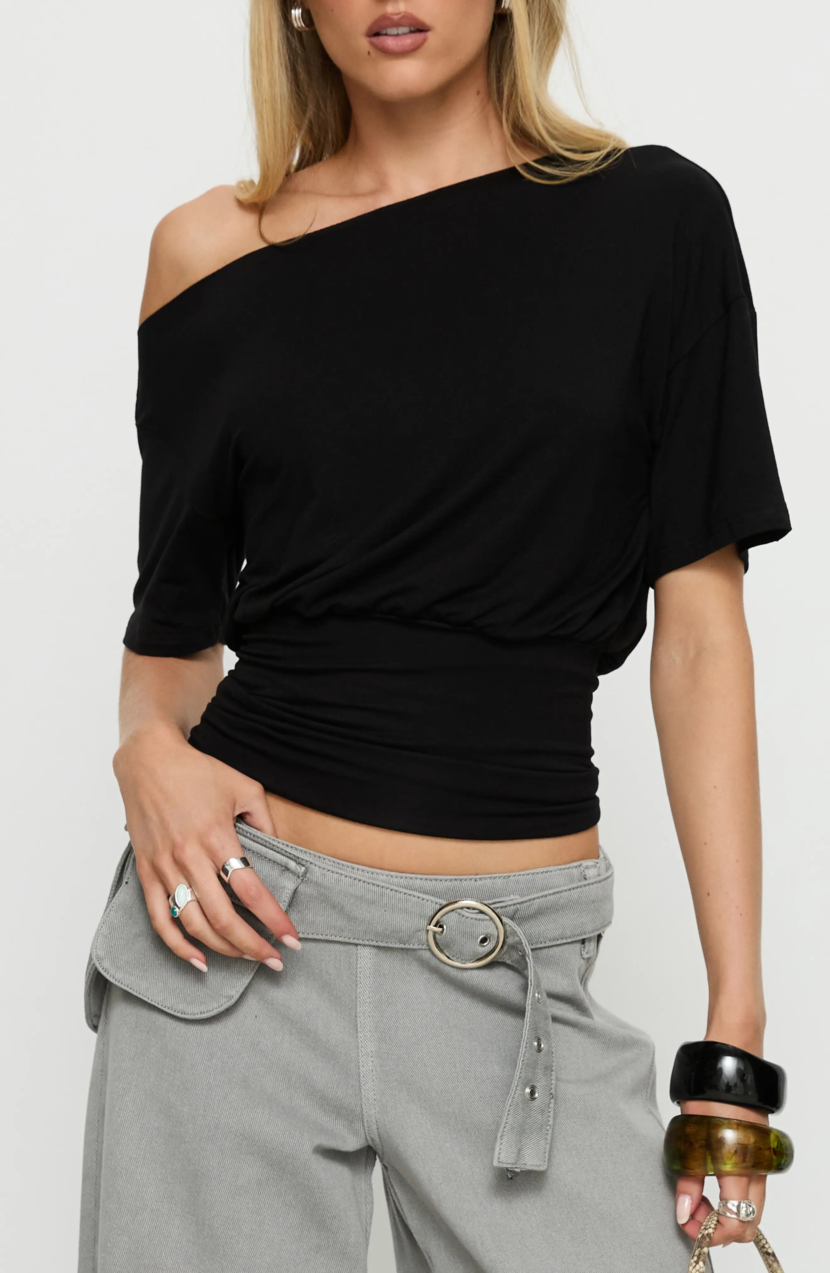 Princess Polly Ashlinn Off the Shoulder Drapey Top (Women) | Nordstrom | Nordstrom