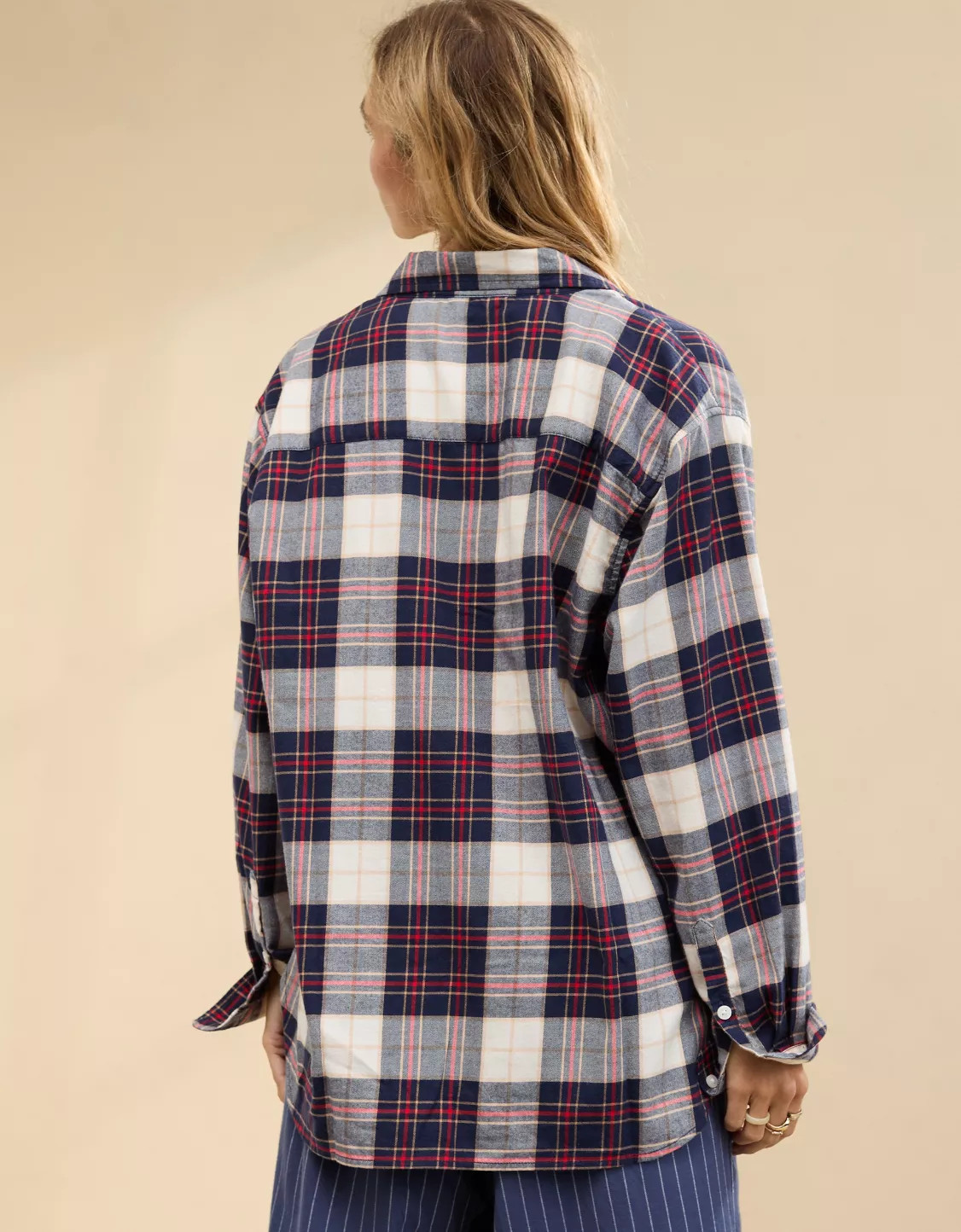 Aerie Off-Duty Flannel Pajama Shirt | Aerie