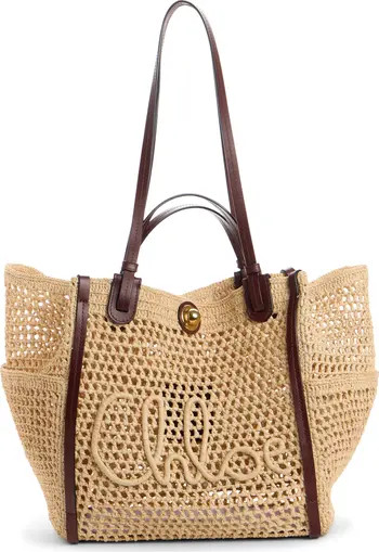 Chloé Summer Banana Raffia Tote | Nordstrom | Nordstrom