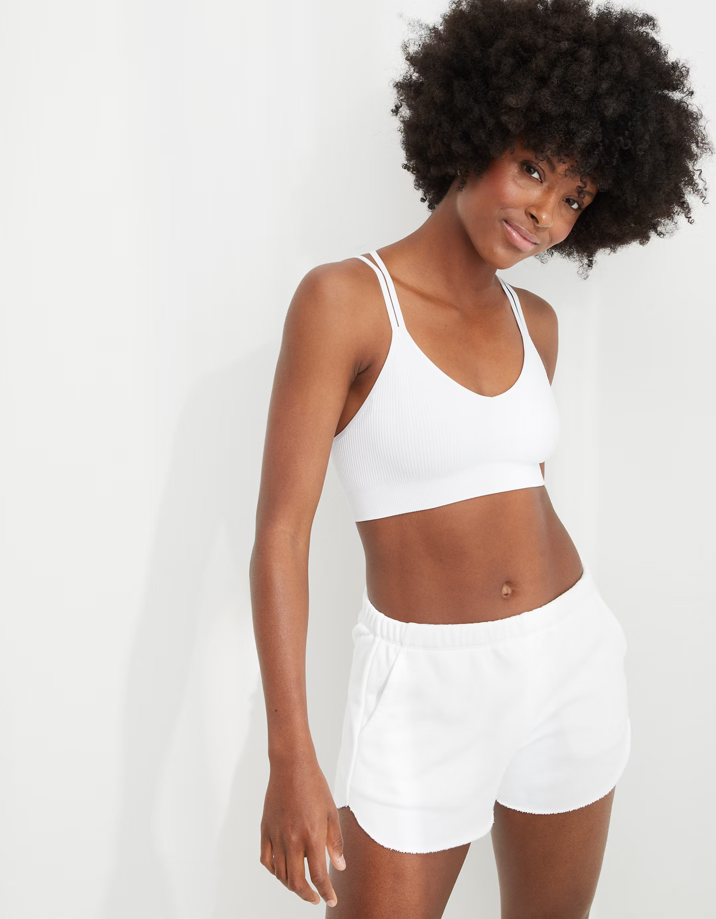 Aerie Seamless Strappy Padded Bralette | American Eagle Outfitters (US & CA)