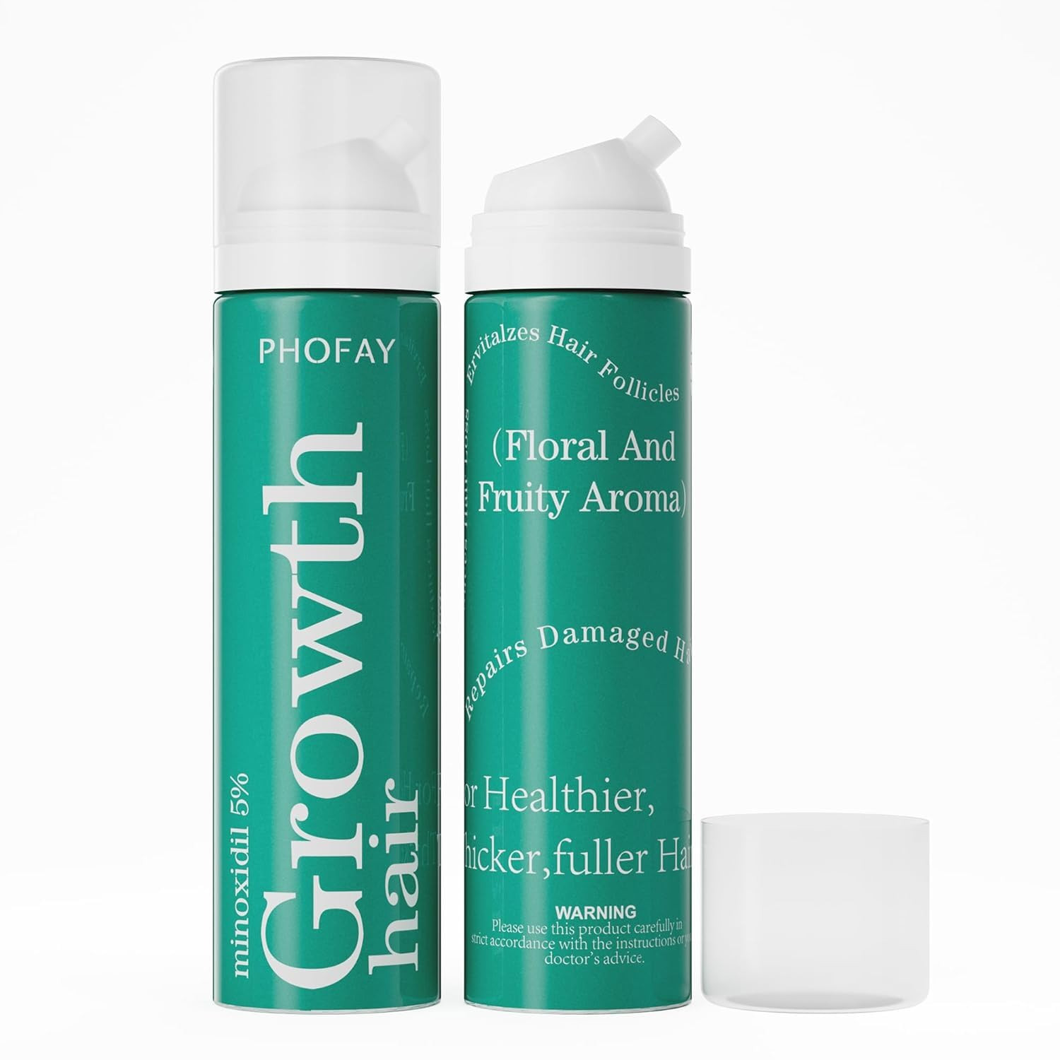 Anti-Hair Loss Mousse 60ml / 2.03 fl oz\u2013Vegan Hair Regrowth Foam with Argan Oil, Vitamin C &... | Amazon (US)