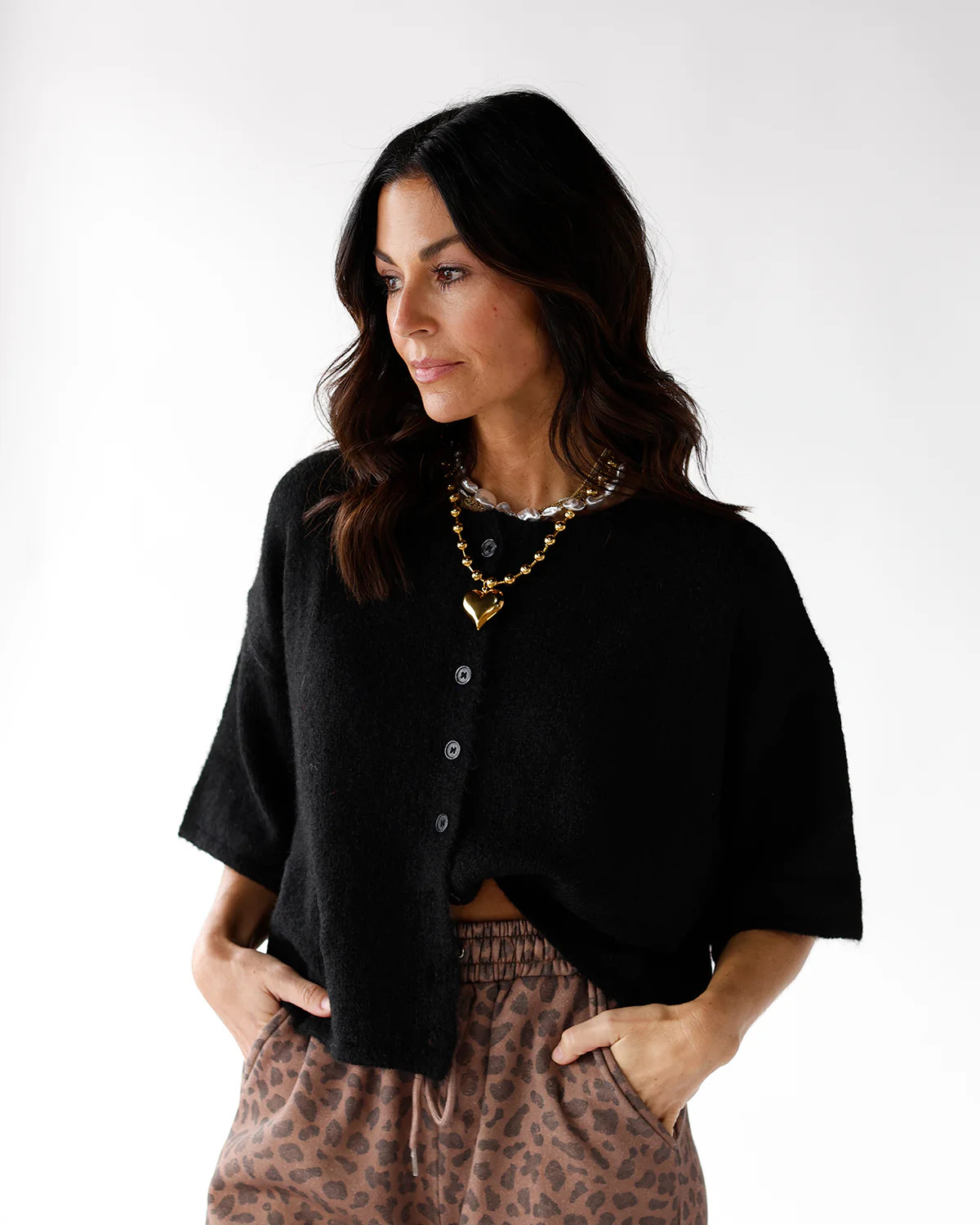 THE HIP EAGLE BOUTIQUE | CLOUDY DAY CARDI X BLACK | The Hip Eagle