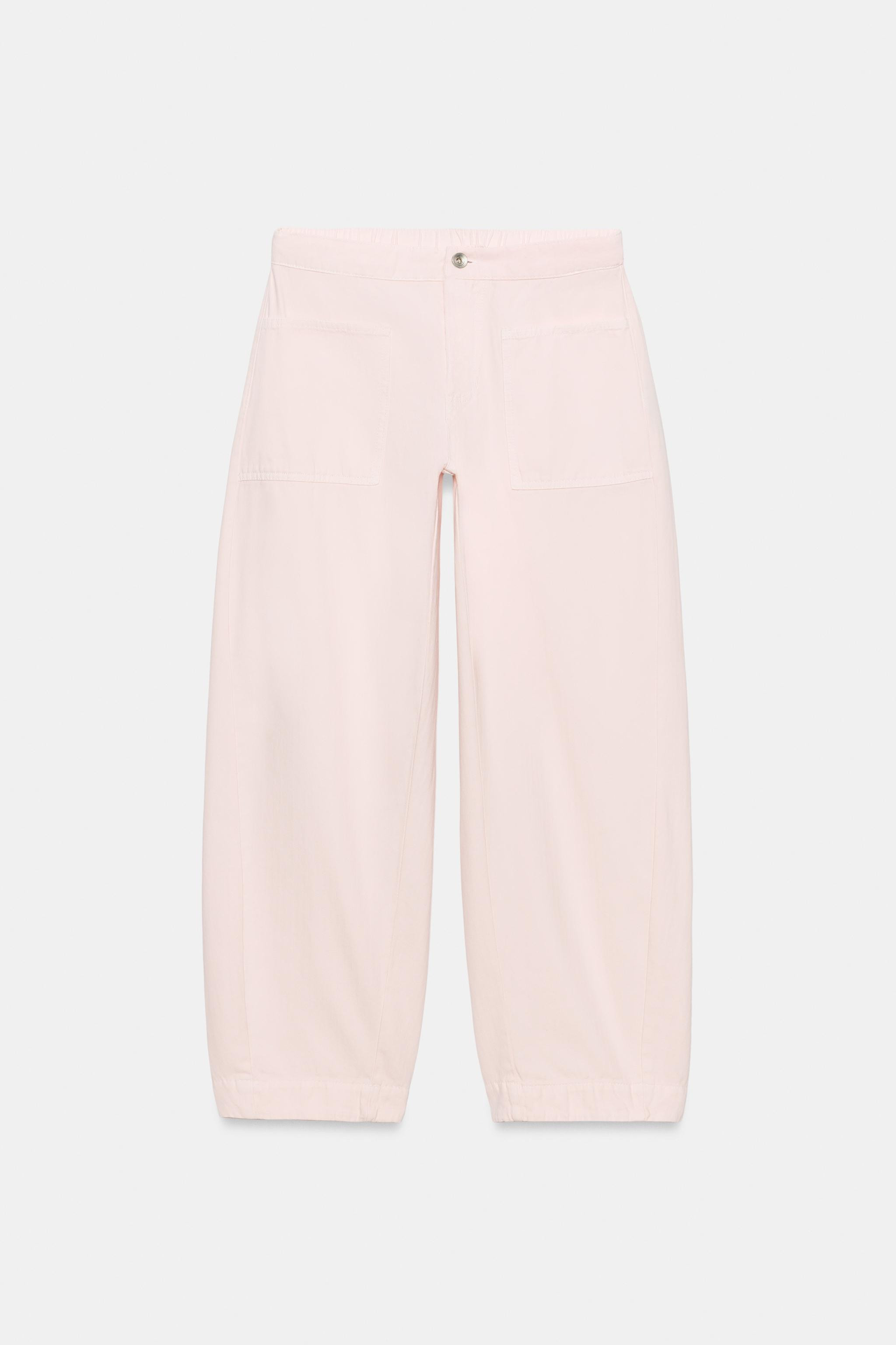 ZW COLLECTION BARREL TROUSERS | Zara US