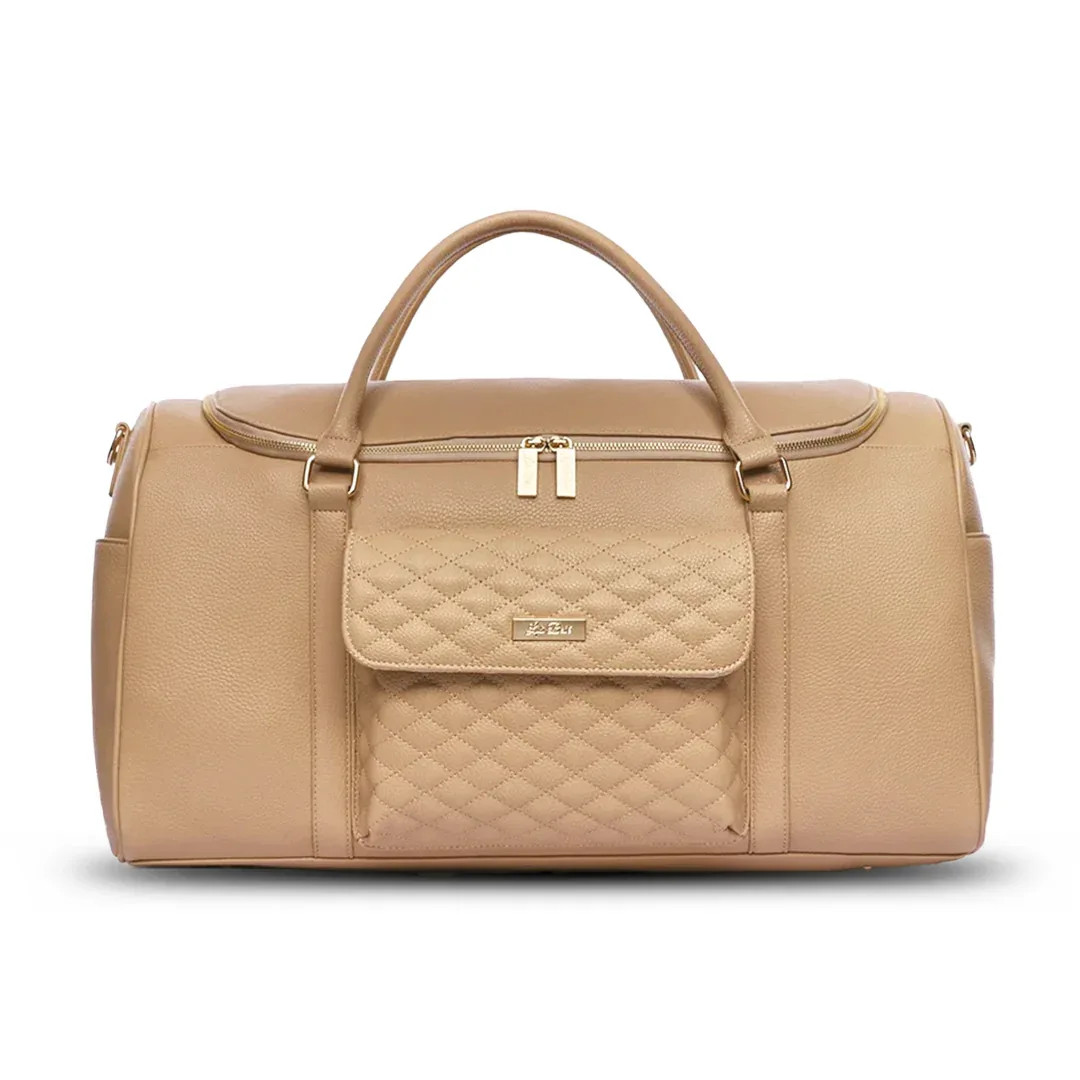 Weekender Travel Bag | Latte Brown | Luli Bebé