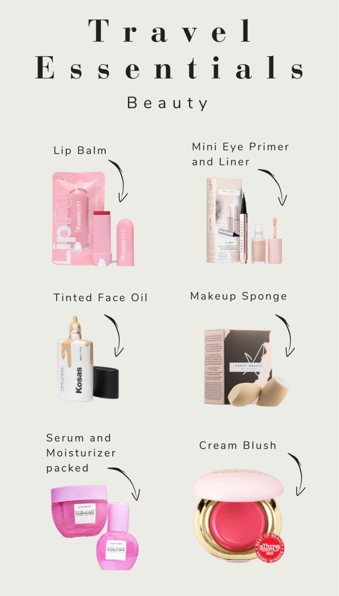 Packing guide,makeup and skincare basics, makeup, lip balm, blush. Femine Travel essentials. Beauty essentials, Beauty, makeup, skincare, travel essentials, makeup essentials
#outfit #summer #LTKStyletip

#LTKtravel #LTKbeauty #LTKstyletip