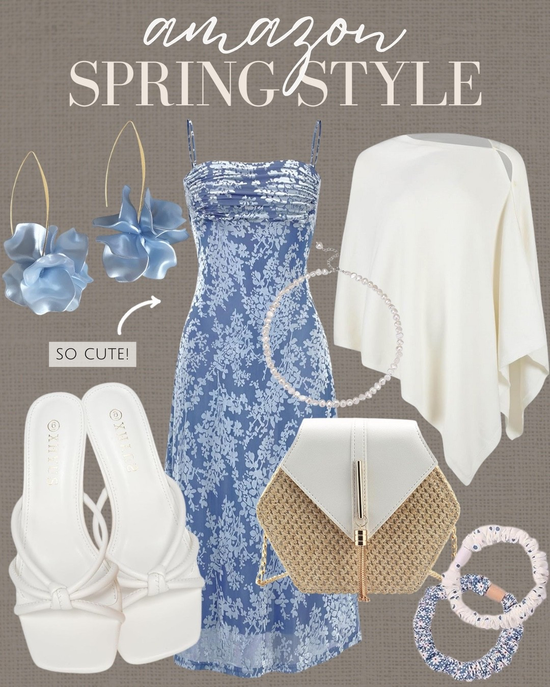 Amazing spring style, event outfits, event dresses, inspo, wedding, dress, shawl, kitten heels, purse, earrings, pearl necklace, scrunchies

#LTKootd #LTKBeauty #LTKgrwm