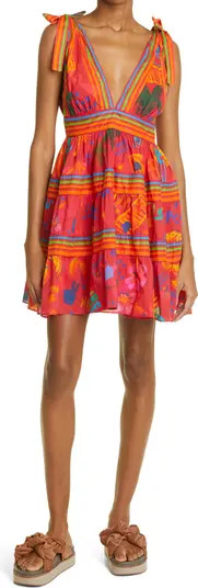 FARM Rio Good Vibes Cotton Minidress | Nordstrom | Nordstrom