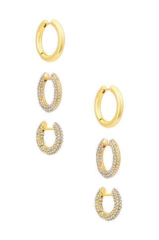 BaubleBar Lucy Earring Set in Gold from Revolve.com | Revolve Clothing (Global)
