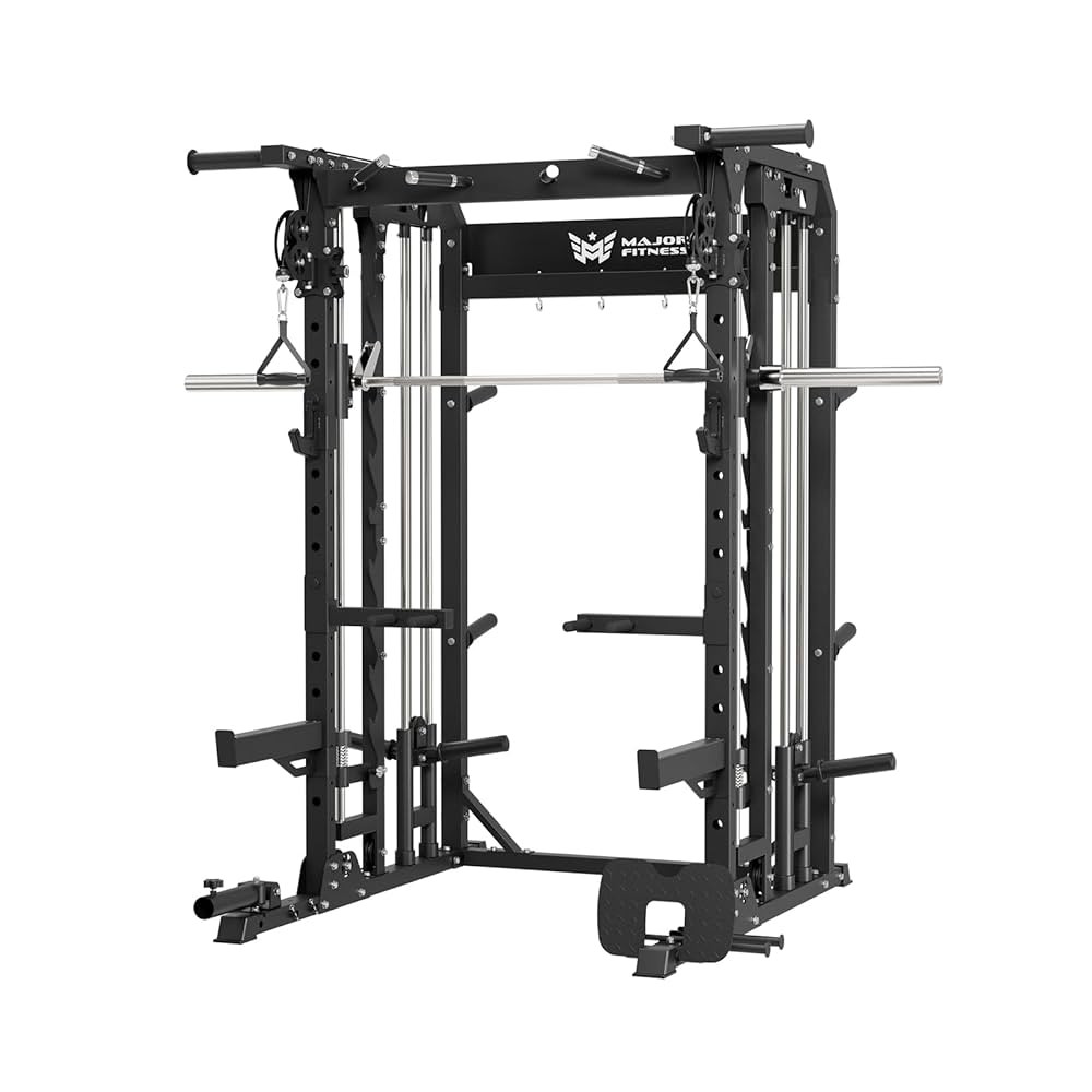B52 Machine Home Gym with Power Rack, Cable Crossover, Dual Pulley System, Landmine, and Multi-Gr... | Amazon (US)