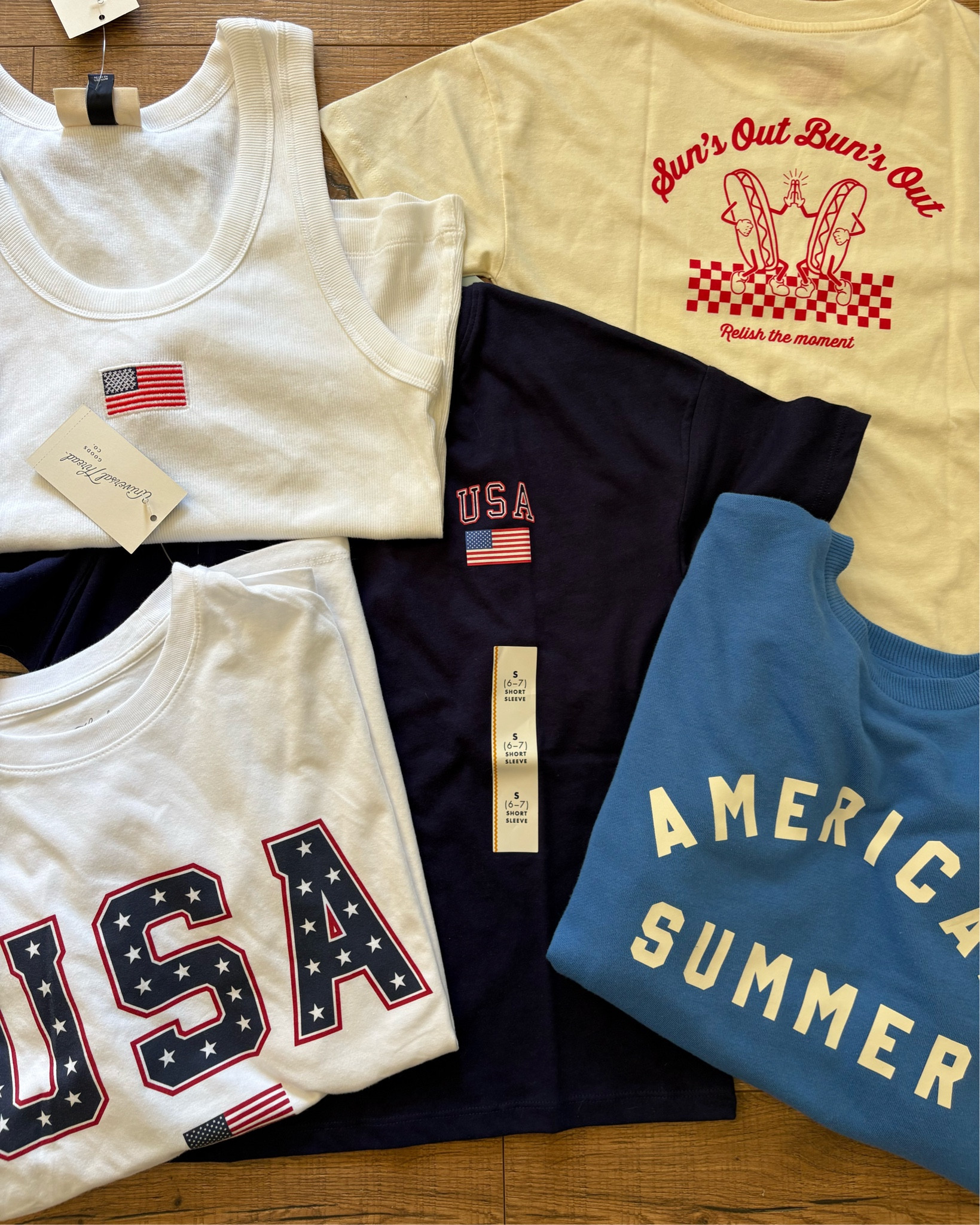Festive 4th of July tees for the whole family. And just FIVE bucks! 👏🏼 

#LTKSummerEdit #LTKFamily #LTKSeasonal